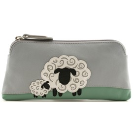 Mala Leather Valais Sheep Zip Top Glasses Case - 5203 21