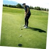 KICHOUSE 2pcs Golf Hole Cup Covers Portable Golfing Accessories Durable