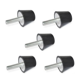 Ganter Normelemente GN 253-19-M5-10-55 Stop Buffer with Screw Black Thread d2: M5x10