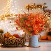Woltoy Autumn Artificial Flowers 16 Pcs Autumn Decorations Outdoor Indoor