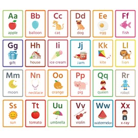 Alphabet ABC abc Removable Wall Sticker Uppercase Lowercase English Classroom Elementary School Nursery Kindergarten English Decor Decor