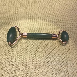 천연원석 아벤츄린 페이스롤러 얼굴마사지용 70g Natural Stone Aventurine Face Roller for Facial Massage 70g