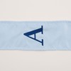 Personalization Universe Embroidered Initial Blue Bow Wicker Easter Basket with