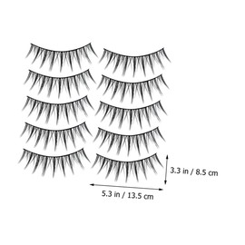 Beavorty Fluffy Natural False Lashes for Women Pairs Fake Eyelashes Kit Individual Lashes Extensions for Special Occasions