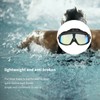 Electroplated Large Frame Swim Goggles Anti Fog Silicone Swimming High
