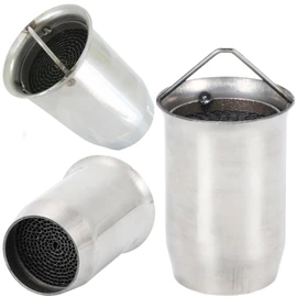 Ailunate Inner Silencer, Bike Baffle Muffler, Catalytic Noise-Cancelling Type, General Purpose, Volume Adjustment, Noise Reduction, Stainless Steel Insert (For 2.0 inches (50.8 mm)