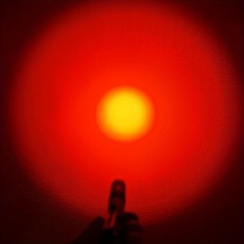 MODOAO Mini Torch Work Light Red LED Pen Torch Waterproof Torch with Clip Suitable for Work, Astronomy, Aviation, Night Observation (3 Pack)