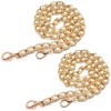 HAOBIN Pack of 2 Handbag Chain Metal Purse Chains Strap