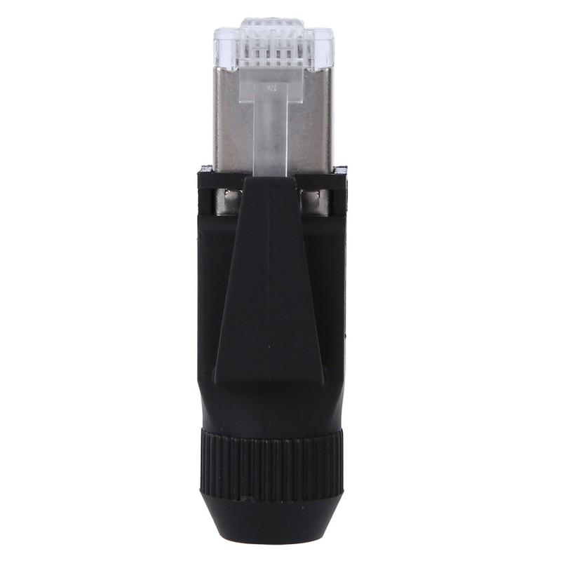 4PCs RJ45 2P07-RJ45 Network Cable Adapter Waterproof Connector for Eletrical