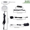 AIBOO 12V LED Under Cabinet Lighting Kit 3 Packs Slim