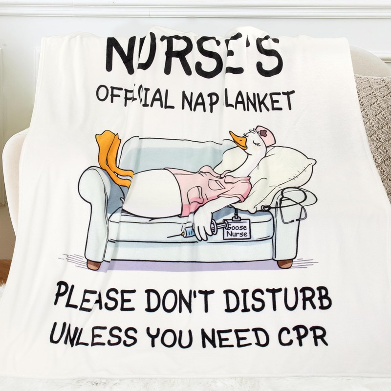 Ebmdsia Nurse Gifts for Women, Nurse Week Appreciation Gifts Blanket
