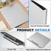 Chivertion Aluminum Clipboard 11'' x 17'' Metal Fold-Over Panel Featuring