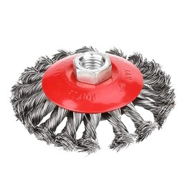 Weed Brush Cutter, Professional Weed Brush for Brush Cutter, Wire Brush Cutter, Weed Effectively Removal, 4 Inch