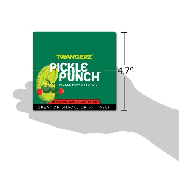 Twangerz Snack Topping, Pickle, 1 Gram Packets (Pack of 200)