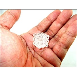 Jet International Crystal Quartz Pyramid Cube 54 Lemurian Gemstone