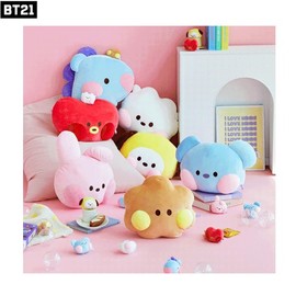 BT21 Minini Face Cushion 1ea, Type:CHIMMY