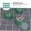 Healeved 40pcs Mushroom Shape Lotion Containers Travel Friendly Cream Jars