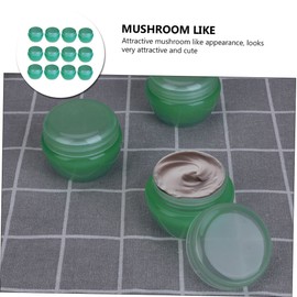 Healeved 40pcs Mushroom Shape Lotion Containers Travel Friendly Cream Jars for Cosmetics for Ointments Creams Balms and Powders Durable Packaging for Easy Use