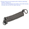 M METERXITY Disc Lock Safety Steel Cable Plastic Coated Spring