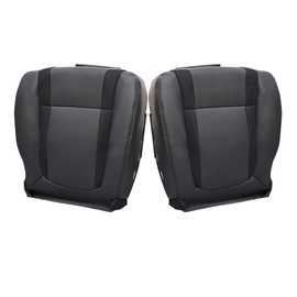 AOUTTUOA Driver and Passenger Side Bottom Leather Seat Cover Black Fit for Ford F150 SVT 2010 2011 2012 2013 2014