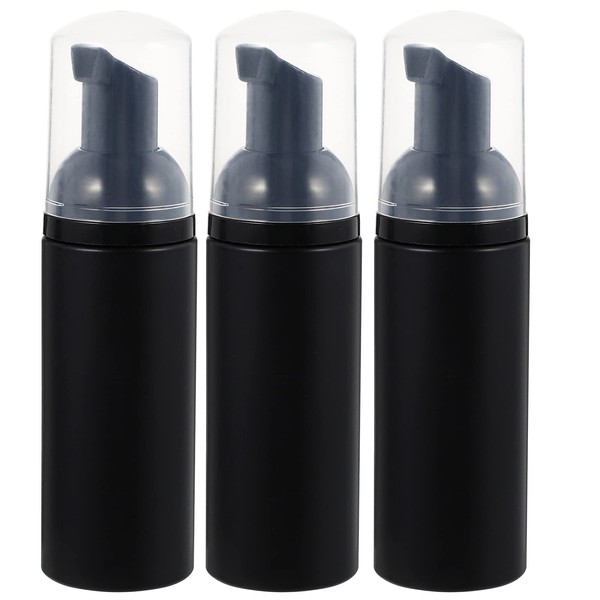 FRCOLOR 3 Pcs 50ml Plastic Foamer Pump Bottles Mini Travel