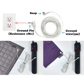 shieldgreen Grounding Multi Pad-Stainless Steel Fabric, 24x12 inch (Mint)