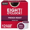 Eight O'Clock Coffee French Roast, Single-Serve Coffee K-Cup Pods, Dark