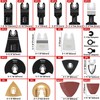 SHALL 102PCS Multitool Blades, Oscillating Multi Tool Accessories Kits, HCS