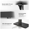 FITUEYES Iron Base Universal Floor TV Stand with Swivel Mount