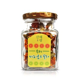 Sanhaerang Marigold Flower Tea Triangle Tea Bags 100 Pieces Marigold Marigold / 메리골드 꽃차 삼각티백 100개입 금잔화 마리골드