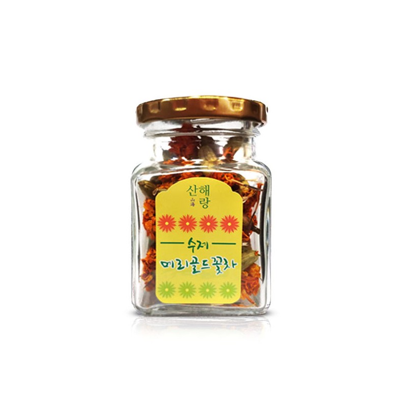 Sanhaerang Marigold Flower Tea Triangle Tea Bags 100 Pieces Marigold
