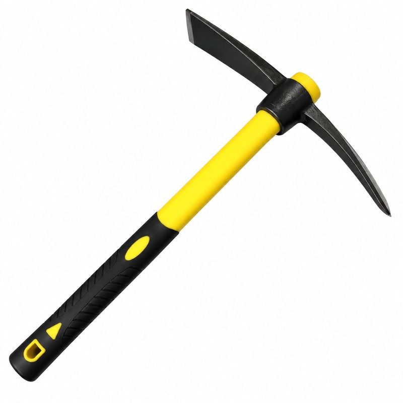 Mattock Hoe for Soil Loosening – 15-Inch Garden Tool with