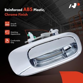 A-premium - Manija de Puerta Exterior Delantera Derecha del Lado del Pasajero Compatible con Dodge Charger 2006-2010, Challenger 2008-2010, Chapado en Cromo, Reemplazo# Bk735-7143, Ys88axraf