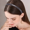 Nenjindz Skinny Headbands Thin Leather Covered Hairbands,Bohemian Plastic Hair Hoops
