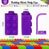 Sawysine Building Blocks Cups 10 oz Reusable Brick Party Kids