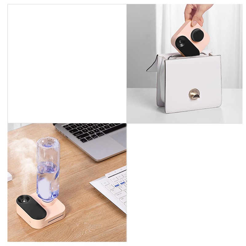 Mini Camera Shape Humidifier USB Desktop Portable Large Spray Cordless