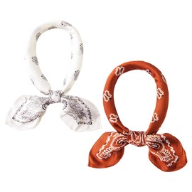 EPCDBBRT 2Pcs Silk Scarves For Women, Women'S Headscarves, Pirate Headscarves, Silk Headscarves, Colorful Headscarves, Women'S Headscarves Pirates, Women'S Pirate Accessories