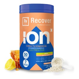 Electrolitos en Polvo  Aminocidos  Bebida Orgnica Post Workout  Sabor Limn y Miel  Suplemento para Gym  500 gr - 50 porciones  ION X  Recover  Bebida 