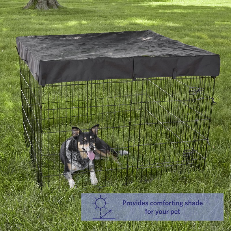 MidWest Homes For Pets Square Exercise Pen Fabric Mesh Top