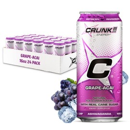 CRUNK!!! Energy Grape-Acai 16oz 24pack