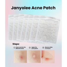 Acne Patches for Face, Hydrocolloid Pimple Patches Spot Acne Patches with Tea Tree Oil, Acne Absorbing Patches, Pimple Cover Dot for Relieves Acne & Smooth Skin, Day and Night Use (203 Counts)