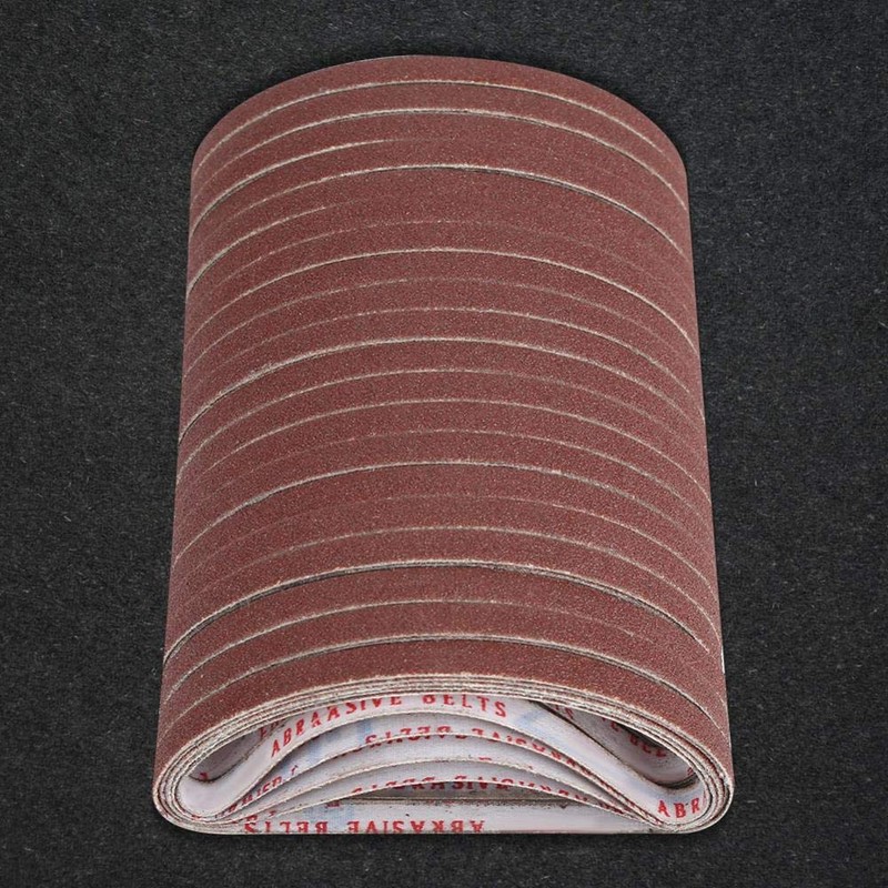 100 Pcs/Set Abrasive Sanding Belts Finger Sander Belt Power Finger