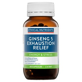 Ethical Nutrients Ginseng-5 Exhaustion Relief Cap X 60