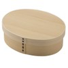 Nagao FH01W Magewappa 1-Tier Lunch Box, Natural