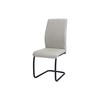 Monarch Specialties I CHAIR-2PCS / 39" H Fabric/Black Metal DINING