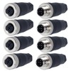 DIANQI 12mm M12 Male & Female Socket Panel Aviation Wire