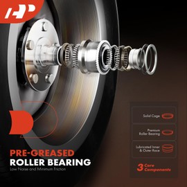 A-Premium Front Wheel Bearing and Hub Assembly with ABS & 6-Lug Compatible with Ford F-150 F150 Raptor 2017 2018 2019 2020 V6 3.5L