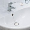 Sourcing Map 2 Pcs White Rubber Bathtub Stoppers, 1-5/8" to
