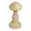 Pair of Wooden Curtain Stem Holdbacks Untre Wood Effect