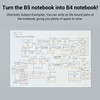 KOKUYO Campus Composition Kimochii Notebook, 1 Pack Feels Flat Semi-B5